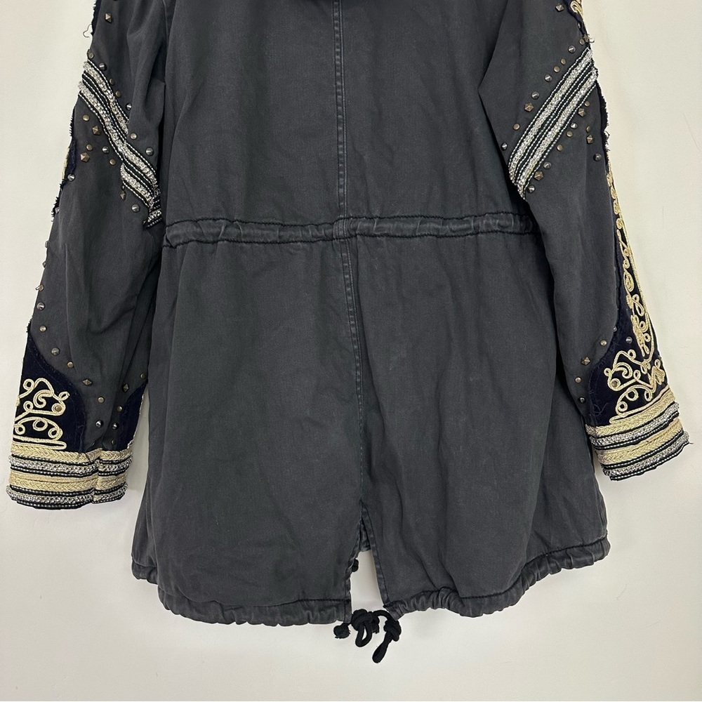 Free People Golden Quills Military Parka in Gray - Picture 10 of 15